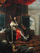 Henri Testelin Portrait of Louis XIV of France painting